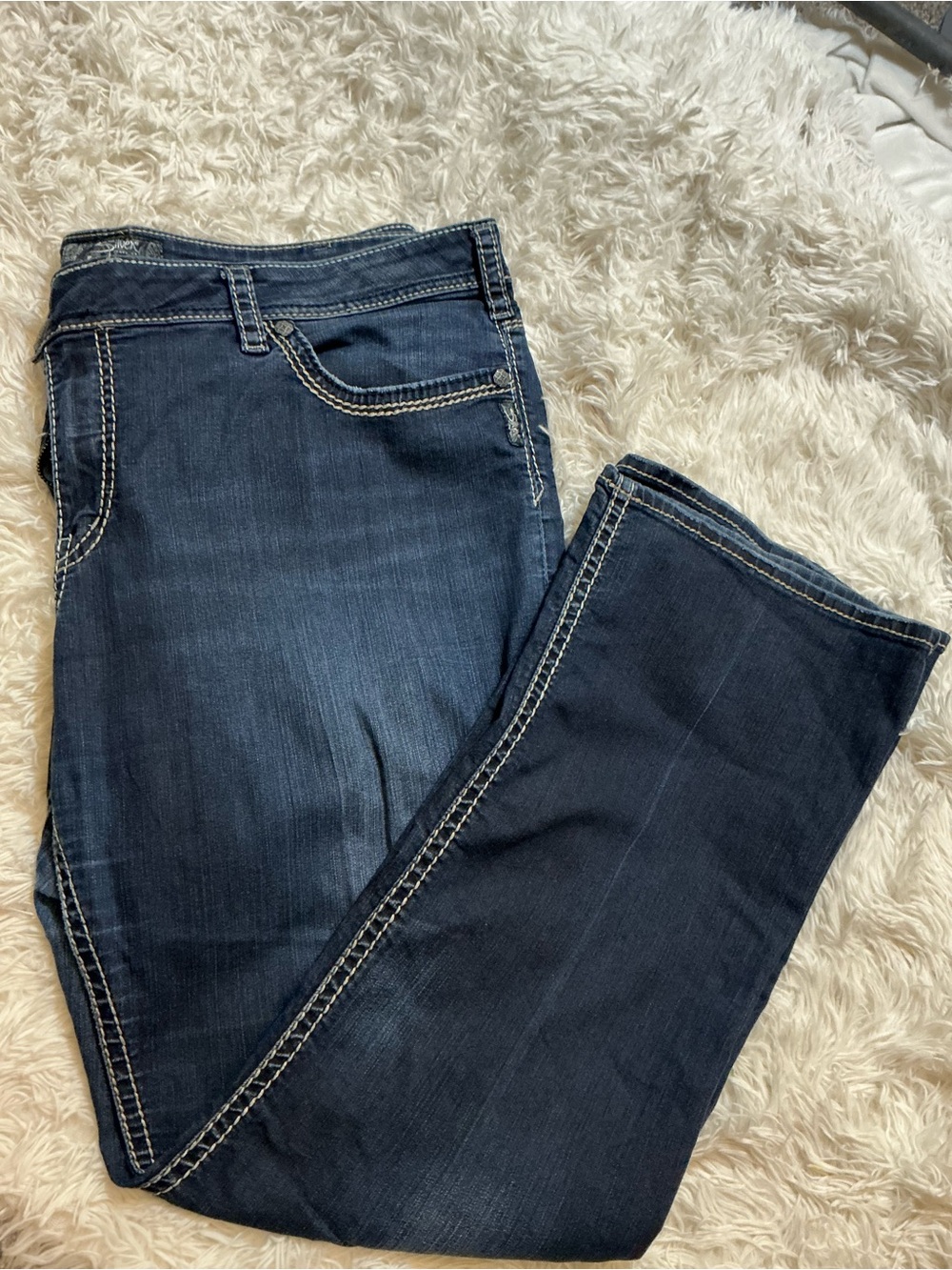 🔥 Silver Jeans Co. Tuesday Low Rise Slim Bootcut Jeans Women's 24x33